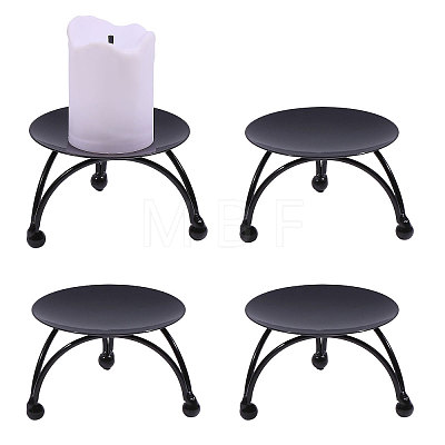 Iron Candle Holder AJEW-WH0077-166-1
