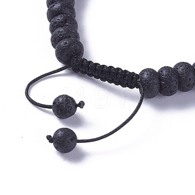 Adjustable Nylon Cord Braided Bead Bracelets BJEW-F369-C10-1