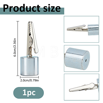 1Pc Iron Alligator Clips with Hook TOOL-FH0001-87A-1