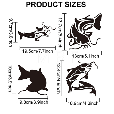 MAYJOYDIY US 1Pc PET Hollow Out Drawing Painting Stencils DIY-MA0004-53D-1