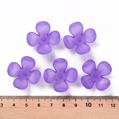 Frosted Acrylic Bead Caps MACR-S371-06A-747-1