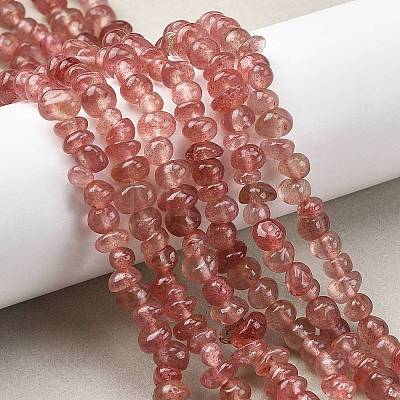 Natural Strawberry Quartz Beads Strands G-P622-B01-01-1
