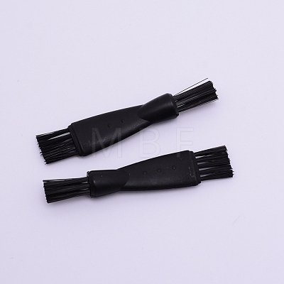Double Sided Razor Trimmer Shaver Cleaning Brush AJEW-WH0155-10-1