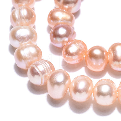 Natural Cultured Freshwater Pearl Beads Strands PEAR-N013-06U-1
