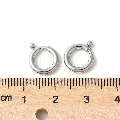 316 Surgical Stainless Steel Spring Gate Rings STAS-H234-06P-01-1