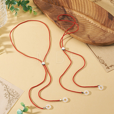 2Pcs Polyester Earphone Cord Straps HJEW-TAC0165-1