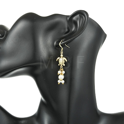304 Stainless Steel Pendant Dangle Earrings EJEW-JE07232-01-1