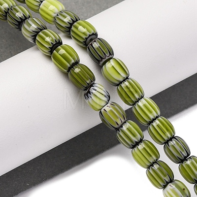 Handmade Lampwork Beads Strands LAMP-K041-01A-25-1