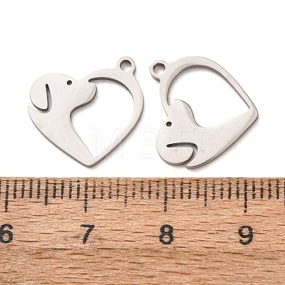 201 Stainless Steel Pendants STAS-F368-03A-P-1