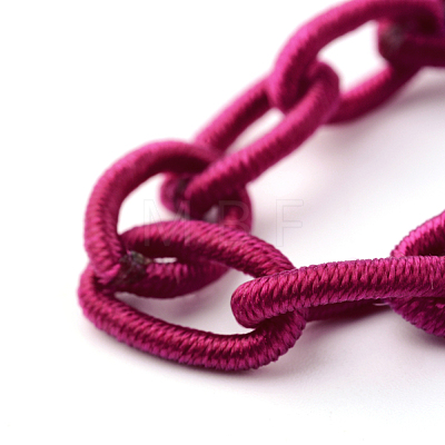 Handmade Nylon Cable Chains Loop NWIR-R034-02-1