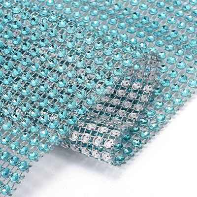24 Rows Plastic Diamond Mesh Wrap Roll DIY-L049-05U-1