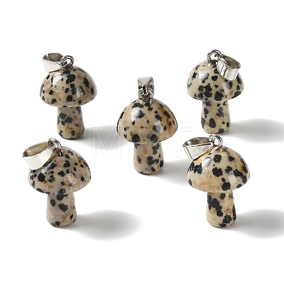 Natural Dalmatian Jasper Pendants GG-CBAA0EE-05P-11-1