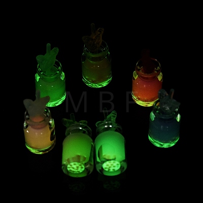 Luminous Translucent Resin Pendants RESI-D057-10-1