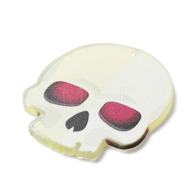 Halloween Theme Opaque Acrylic Pendants SACR-Z005-08C-1