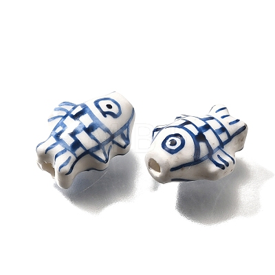 Handmade Porcelain Beads X-PORC-S002-04A-1