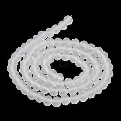 Transparent Glass Beads Strands X1-EGLA-A034-T8mm-MD19-1