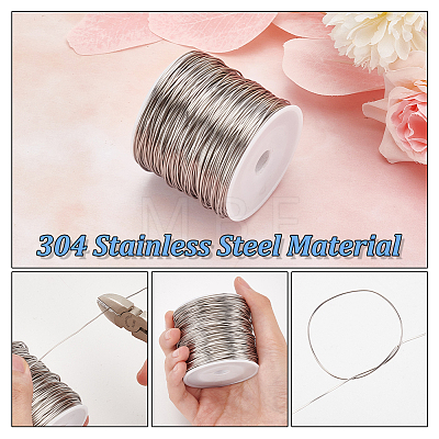 304 Stainless Steel Wire STAS-WH0016-47P-01-1