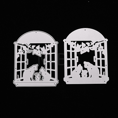 Cat Carbon Steel Cutting Dies Stencils X-DIY-A008-44-1