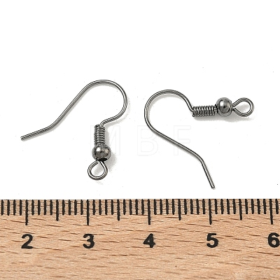 Brass Earring Hooks X-KK-S075-B-1