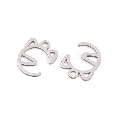 304 Stainless Steel Charms STAS-E521-07P-02-1