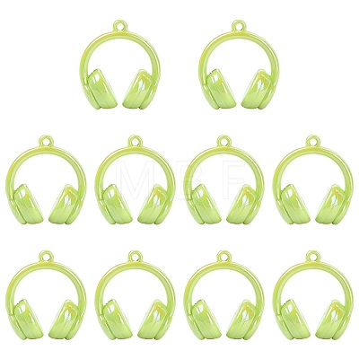 UV Plating Opaque Acrylic Pendants SACR-FZC0001-001C-1