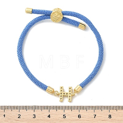 Adjustable Nylon Cord Bracelets BJEW-C096-01G-08-1