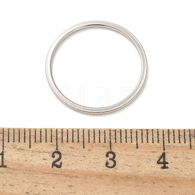 304 Stainless Steel Plain Band Rings STAS-I160-F03-P-1