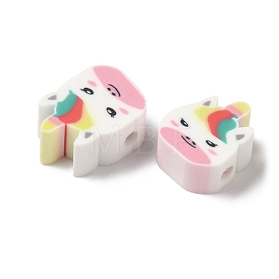 Handmade Polymer Clay Beads X-CLAY-H005-17D-1