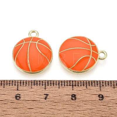 Alloy Enamel Pendants ENAM-T025-02G-02-1