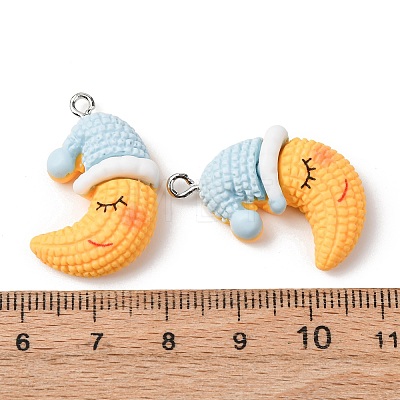 Opaque Resin Pendants RESI-G127-01A-1