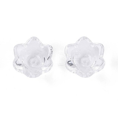 Transparent Glass Bead Caps A-GLAA-Q089-002C-001-1