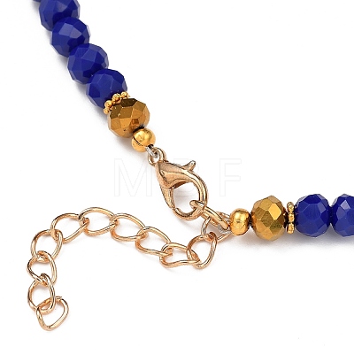 Glass Beaded Necklaces NJEW-JN02937-1