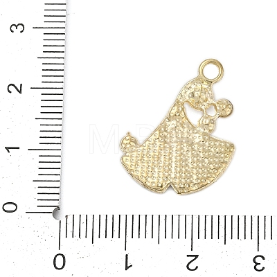 Alloy Enamel Pendants with Rhinestone FIND-Z070-07G-01-1