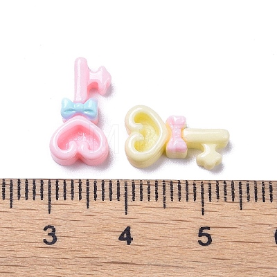 Opaque Cute Resin Decoden Cabochons RESI-B024-03F-1
