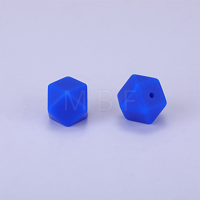 Hexagonal Silicone Beads SI-JX0019A-92-1