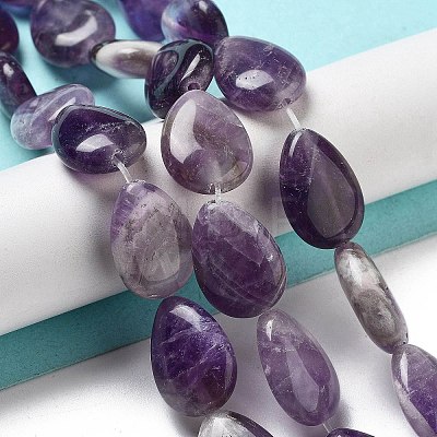 Natural Amethyst Beads Strands G-P528-L05-01-1