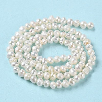 Natural Cultured Freshwater Pearl Beads Strands PEAR-E018-60-1