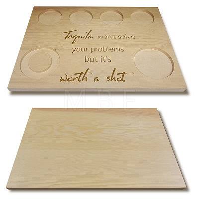 Wooden Wine Serving Tray AJEW-WH0269-005-1