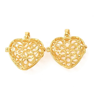 Brass Cage Pendants KK-CBA8ACD-02G-E-1