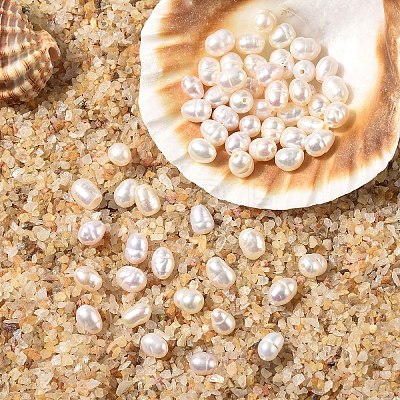 10Pcs Natural Cultured Freshwater Pearl Beads PEAR-YW0001-42-1
