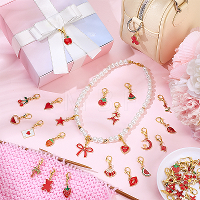 40Pcs Alloy Enamel Shoes Charms HJEW-PH02499-1