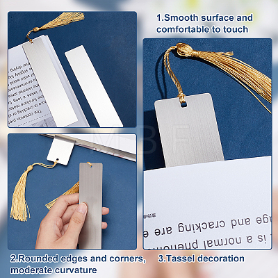 Fingerinspire DIY Blank Bookmark Making Kit STAS-FG0001-05-1