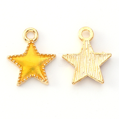 Alloy Enamel Charms ENAM-S121-024D-1