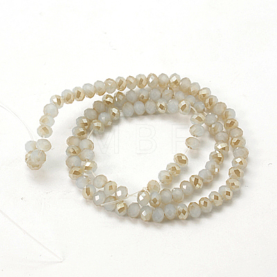 Electroplate Glass Faceted Rondelle Beads Strands LS-EGLA-D020-3x2mm-64-1