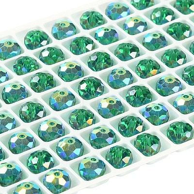 AB Color Plated Glass Beads EGLA-P059-03B-AB07-1