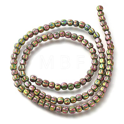 Electroplated Synthetic Non-magnetic Hematite Beads Strands G-C154-A01-01D-1