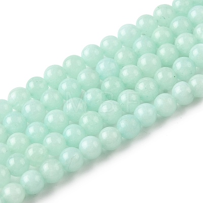 Natural Malaysia Jade Beads Strands G-A146-4mm-B06-01-1