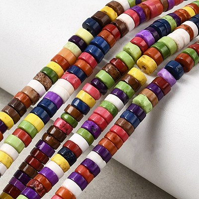 Natural Magnesite Beads Strands G-H230-08C-1