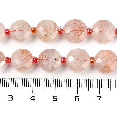 Natural Sunstone Beads Strands G-B094-A20-01-1