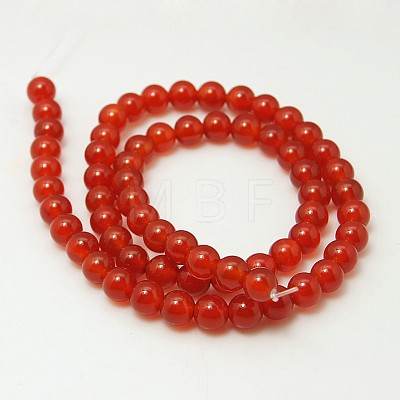 Natural Carnelian Beads Strands G-G338-4mm-01-1